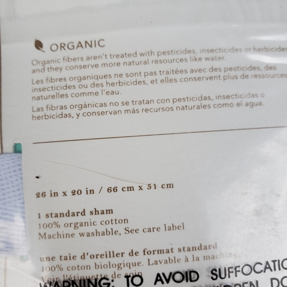 Pottery Barn Organic Ruched Diamond Twin XL Duvet Cover & Sham Turquoise Blue - Picture 9 of 10